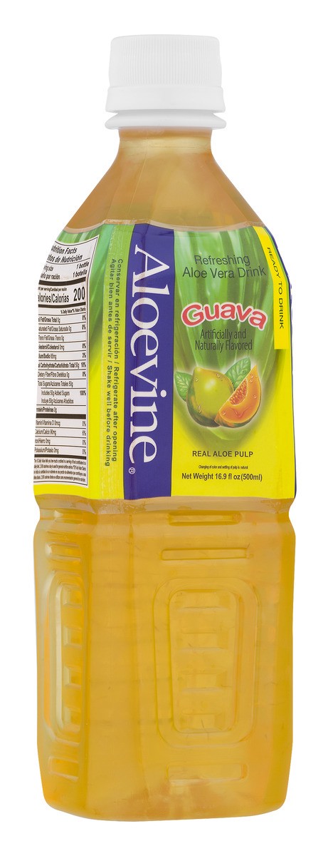 slide 5 of 11, Aloevine Refreshing Guava Aloe Vera Drink - 16.9 fl oz, 16.9 fl oz