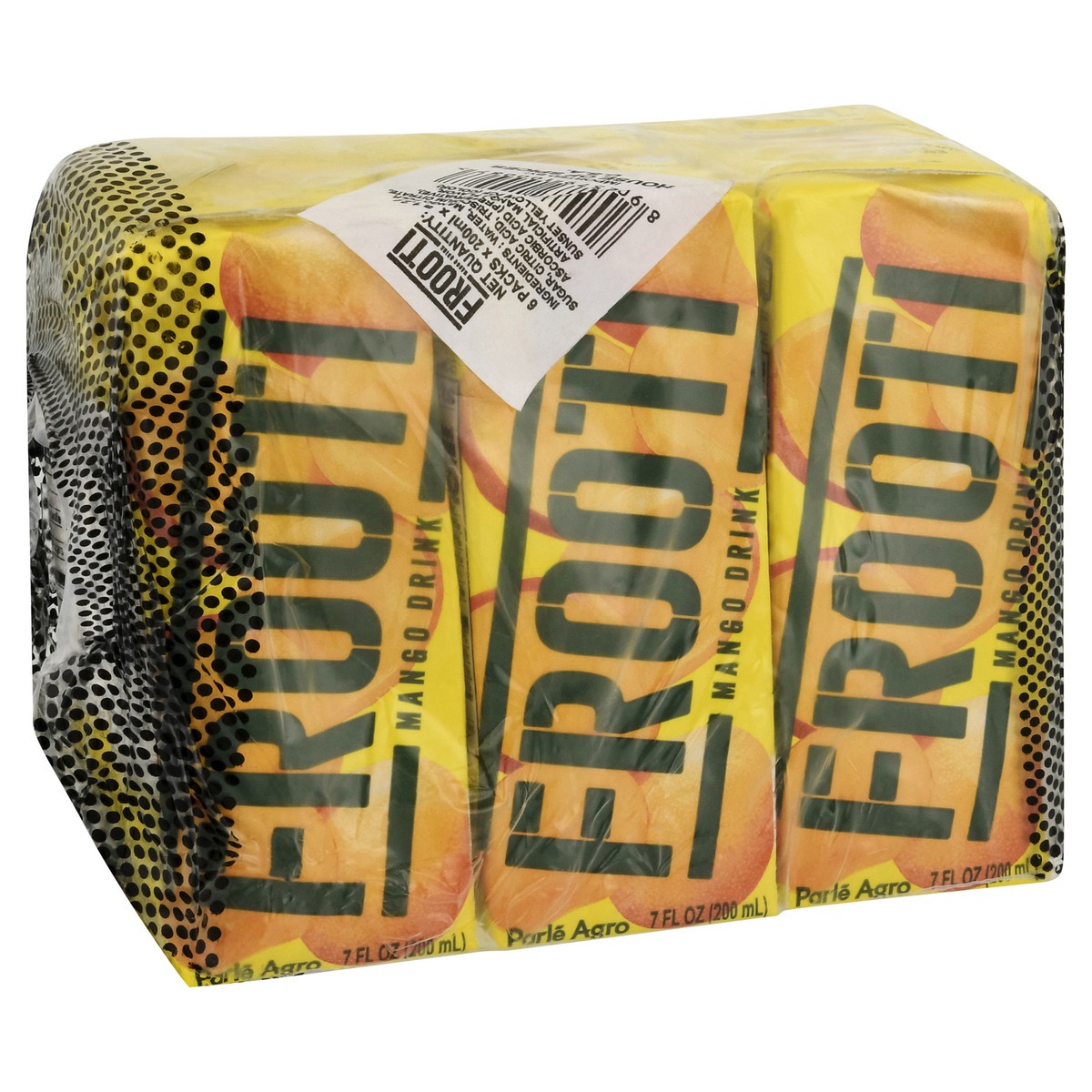 slide 12 of 13, Frooti Mango Drink 6 - 200 ml Packs, 6 ct