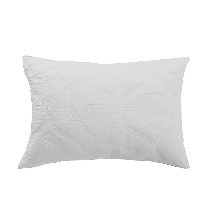 slide 1 of 3, Levtex Home Cape Verde Standard Pillow Sham - White, 1 ct