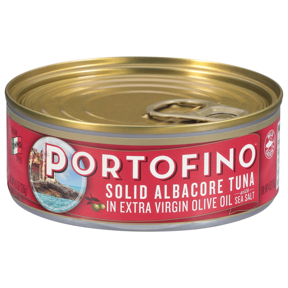 slide 1 of 9, Portofino Solid Albacore Tuna in Extra Virgin Oil with Sea Salt 4.5 oz, 4.5 oz