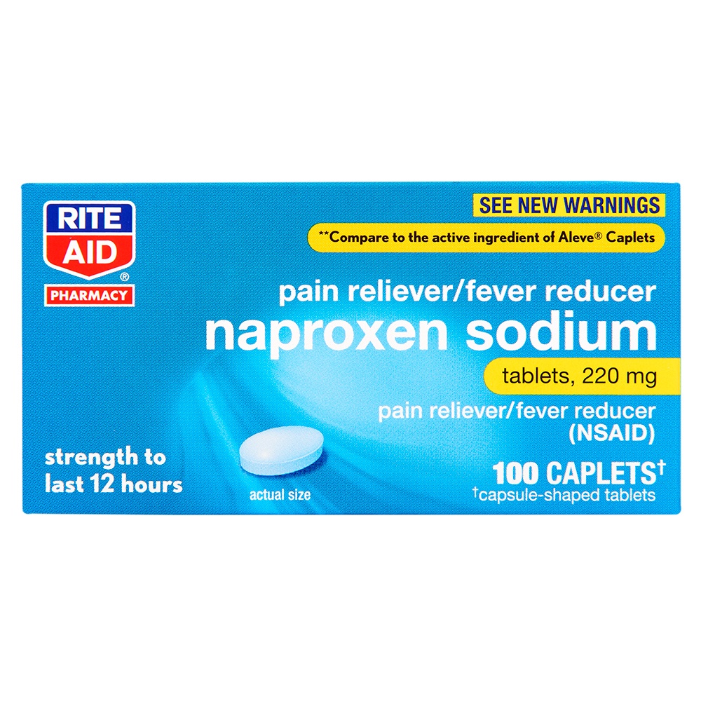 slide 1 of 1, Rite Aid Ra Napr Sodium Cap, 100 ct