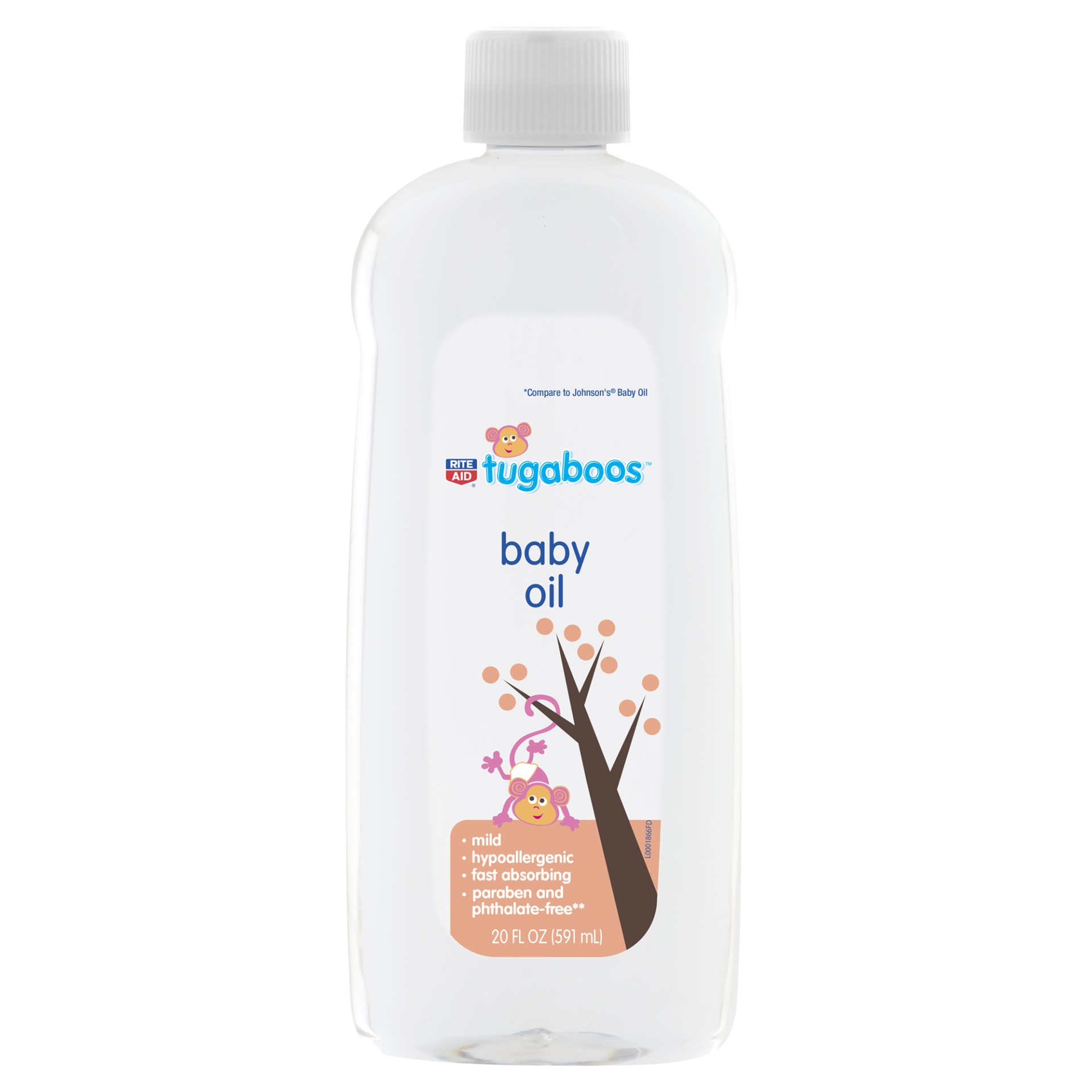 slide 1 of 2, Rite Aid Tugaboos Baby Oil, 20 fl oz