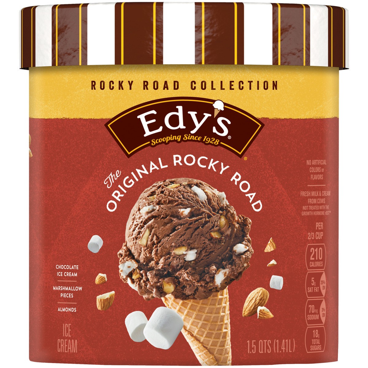 slide 1 of 5, Edy's Ice Cream, 1.41 L