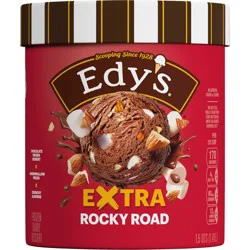 Dreyer's Frozen Dairy Dessert, Extra Rocky Road