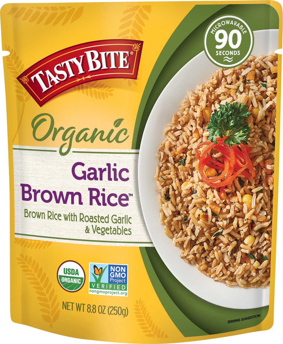 slide 7 of 11, Tasty Bite Garlic Brown Rice 8.8 oz, 8.8 oz