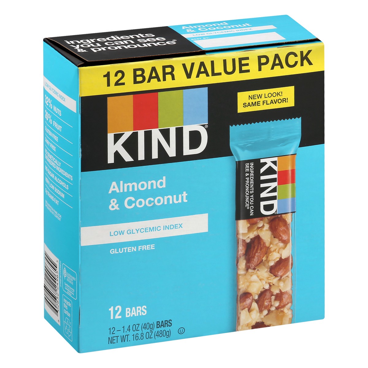slide 2 of 9, KIND 12 Bar Value Pack Almond & Coconut Bars 12 ea, 12 ct