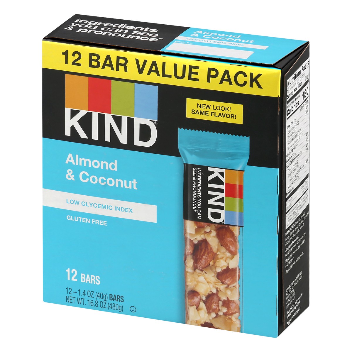 slide 3 of 9, KIND 12 Bar Value Pack Almond & Coconut Bars 12 ea, 12 ct
