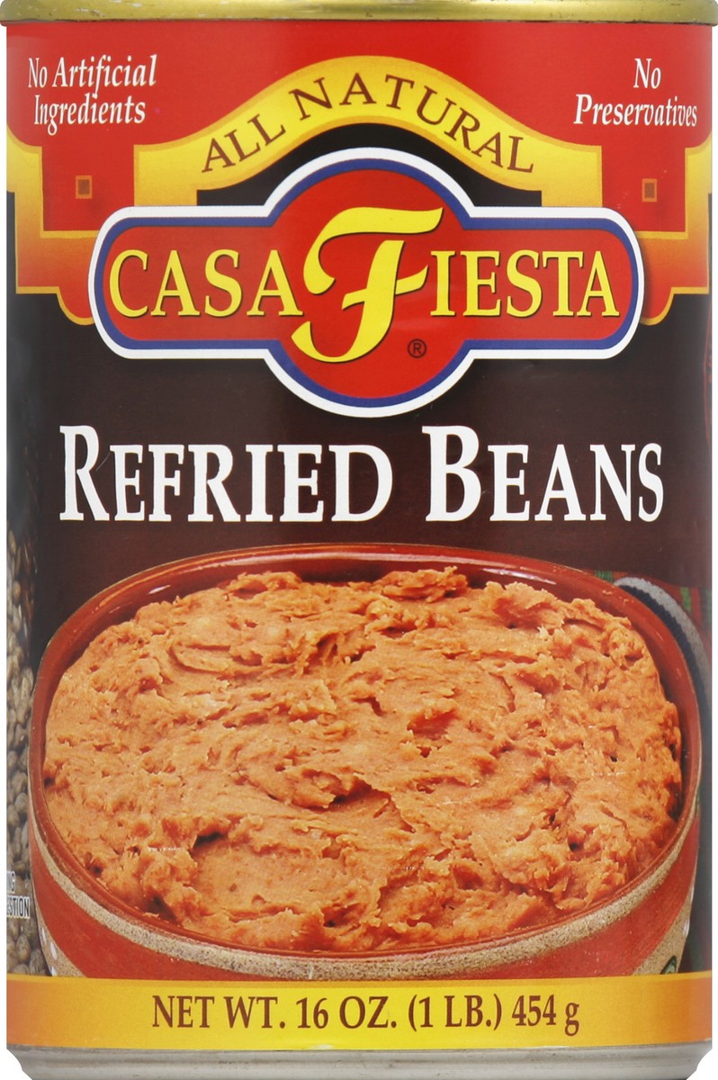 slide 2 of 2, Casa Fiesta Refried Beans, 16 oz