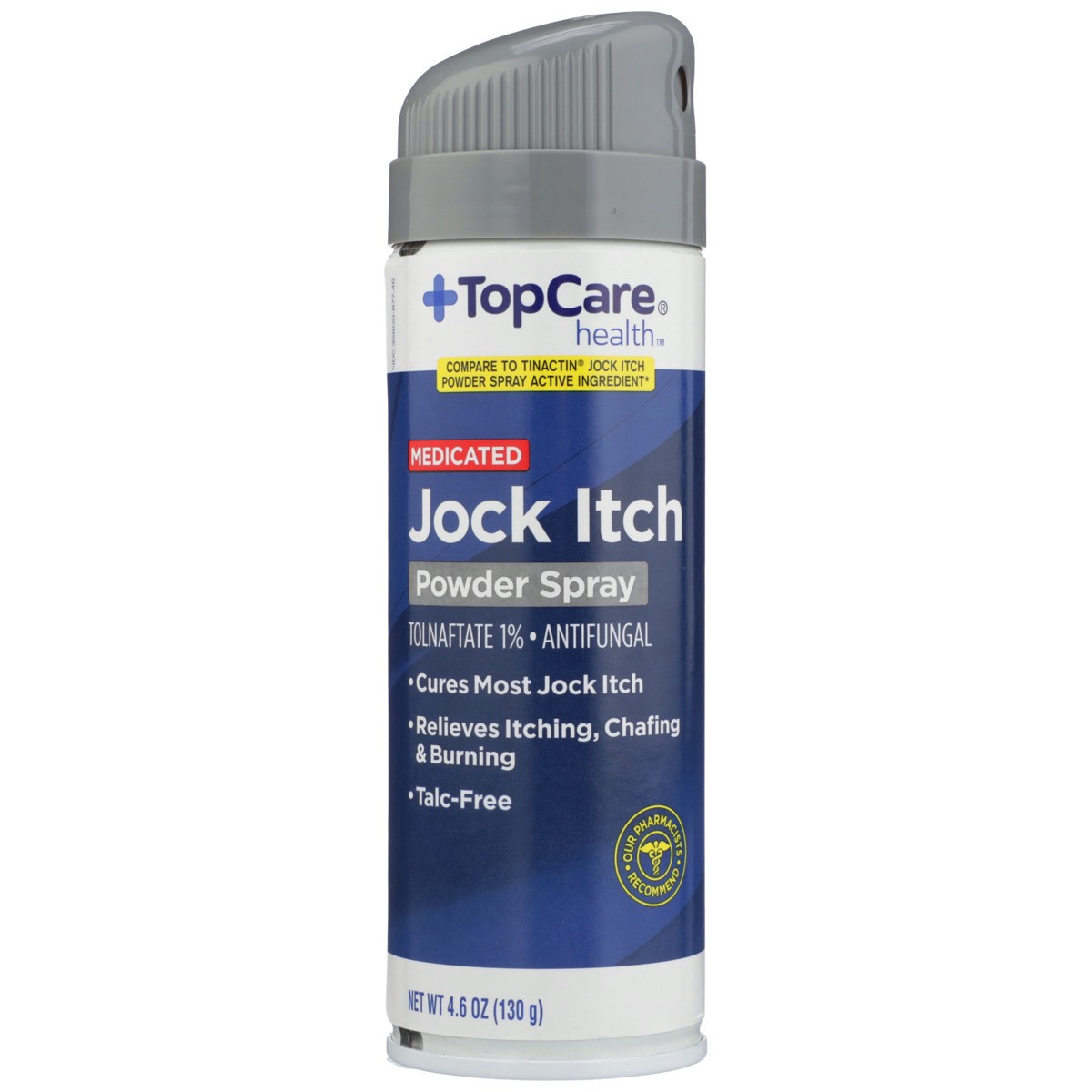 slide 5 of 12, TopCare Health Jock Itch Medicated Powder Spray 4.6 oz, 4.6 oz