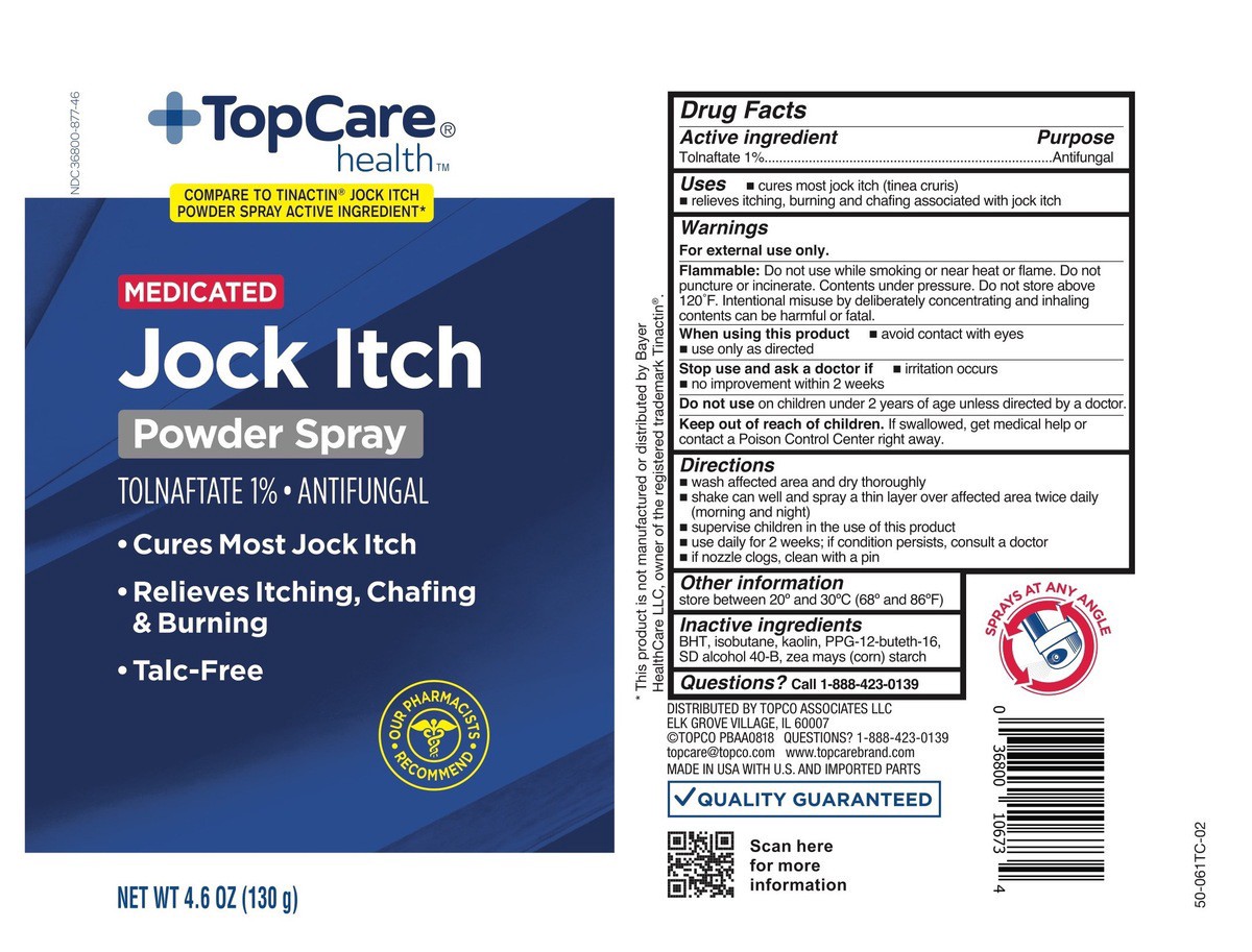 slide 12 of 12, TopCare Health Jock Itch Medicated Powder Spray 4.6 oz, 4.6 oz
