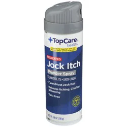 TopCare Health Jock Itch Medicated Powder Spray 4.6 oz