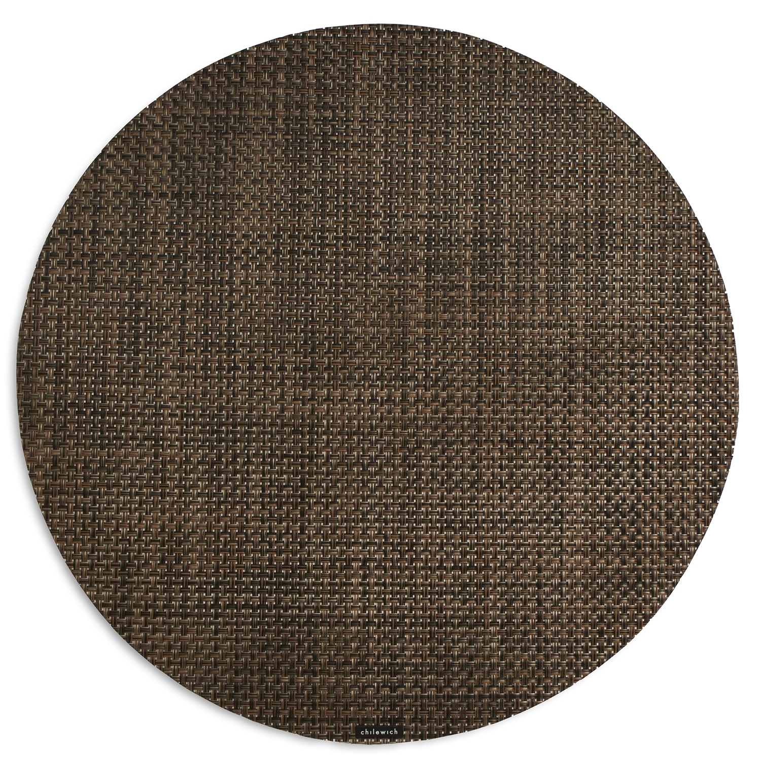 slide 1 of 1, Chilewich Earth Basketweave Round Placemat, 1 ct