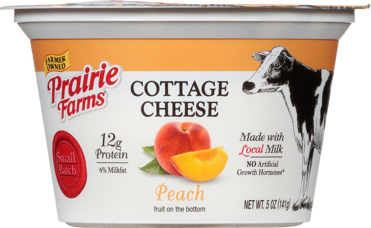 slide 12 of 12, Prairie Farms 4% Milkfat Peach Cottage Cheese 5 oz, 5 oz