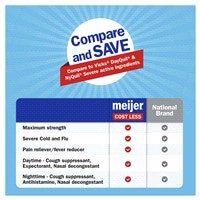 slide 16 of 25, Meijer Severe Cold & Flu Relief Day/Night Combo, 12 oz, 2 ct