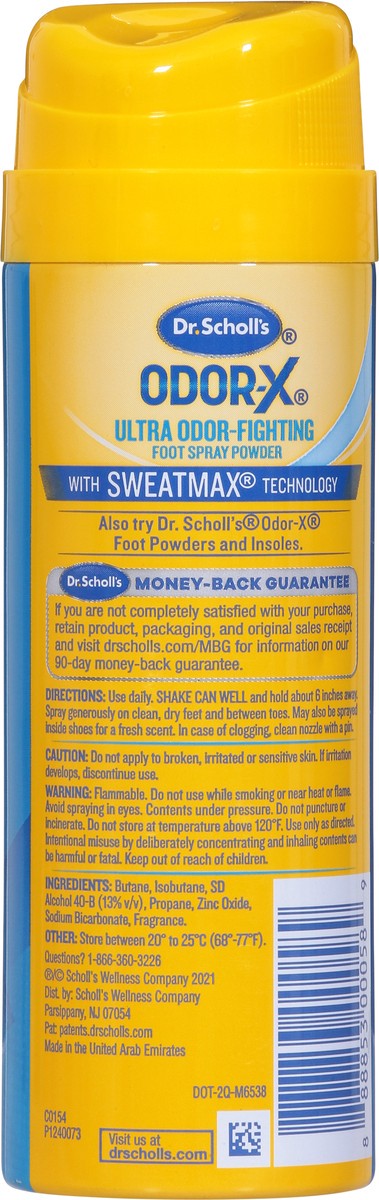 Dr. Scholl's Odor-X Ultra Odor-Fighting Foot Spray Powder