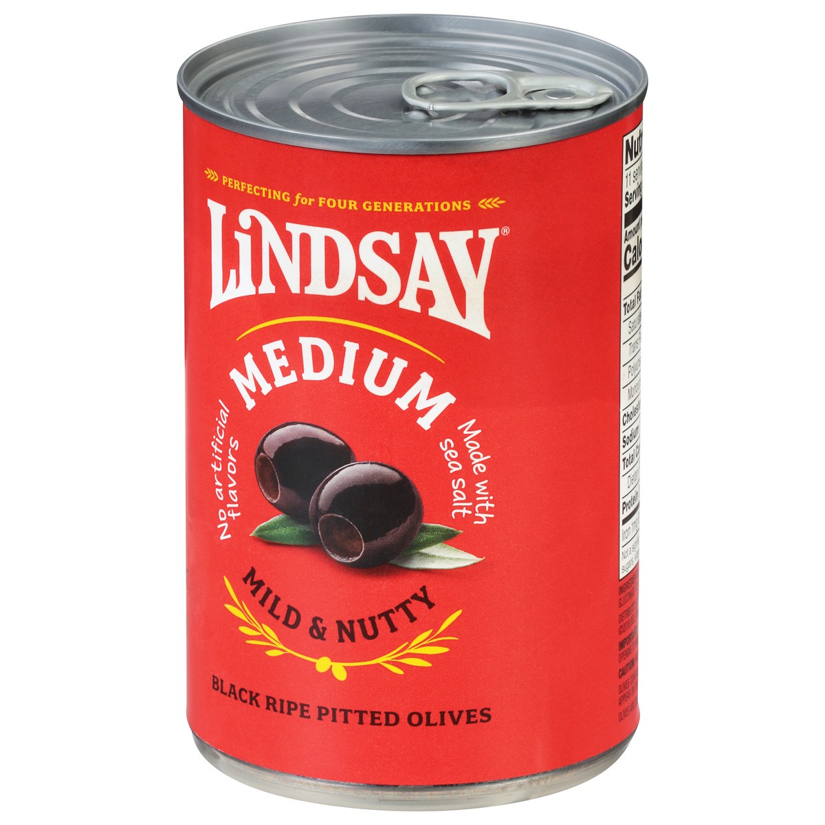 slide 3 of 9, Lindsay Medium Black Ripe Pitted Olives 6oz Can, 6 oz