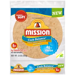 Mission Tortilla Wraps Whole Wheat Soft Taco