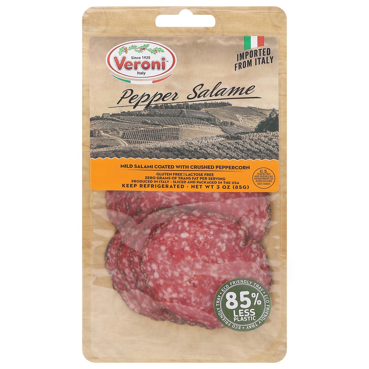 slide 7 of 15, Veroni Sli Pepper Salame, 3 oz