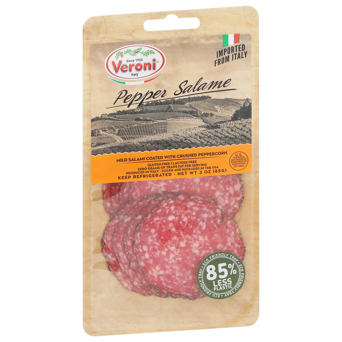 slide 14 of 15, Veroni Sli Pepper Salame, 3 oz