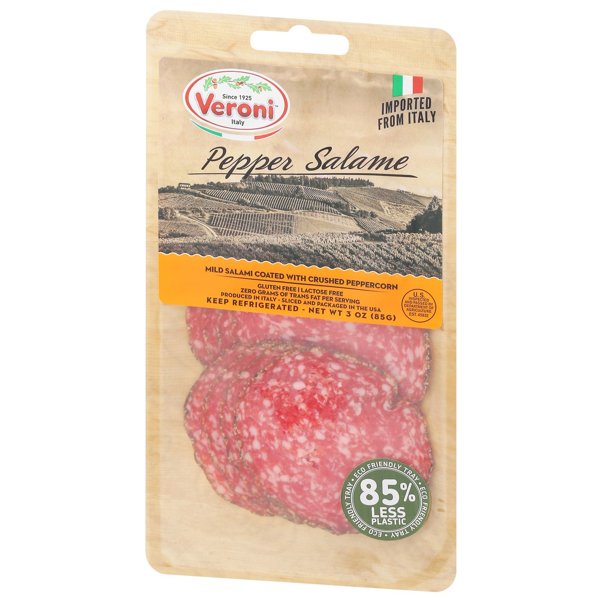 slide 8 of 15, Veroni Sli Pepper Salame, 3 oz