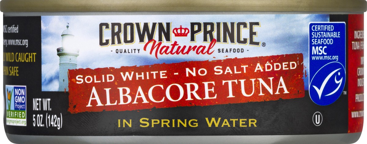 slide 6 of 13, Crown Prince In Spring Water Natural Albacore Tuna, 5 oz