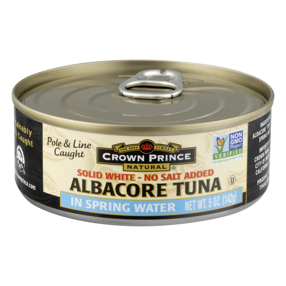 slide 1 of 2, Crown Prince Natural Albacore Tuna in Spring Water, 5 oz