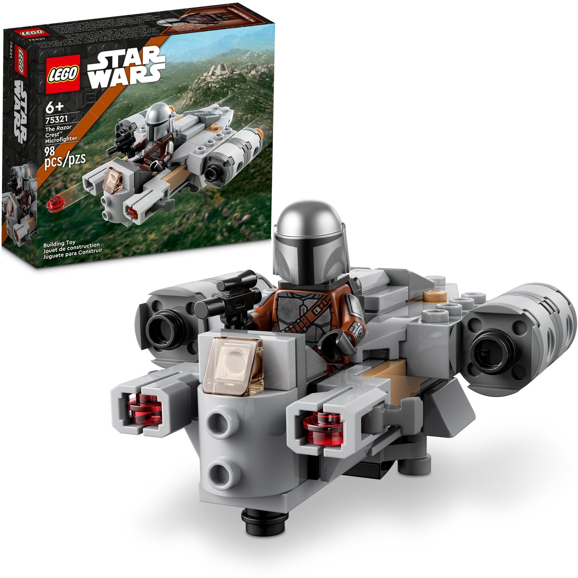 slide 1 of 6, LEGO Star Wars The Razor Crest Microfighter 75321 Building Set, 1 ct