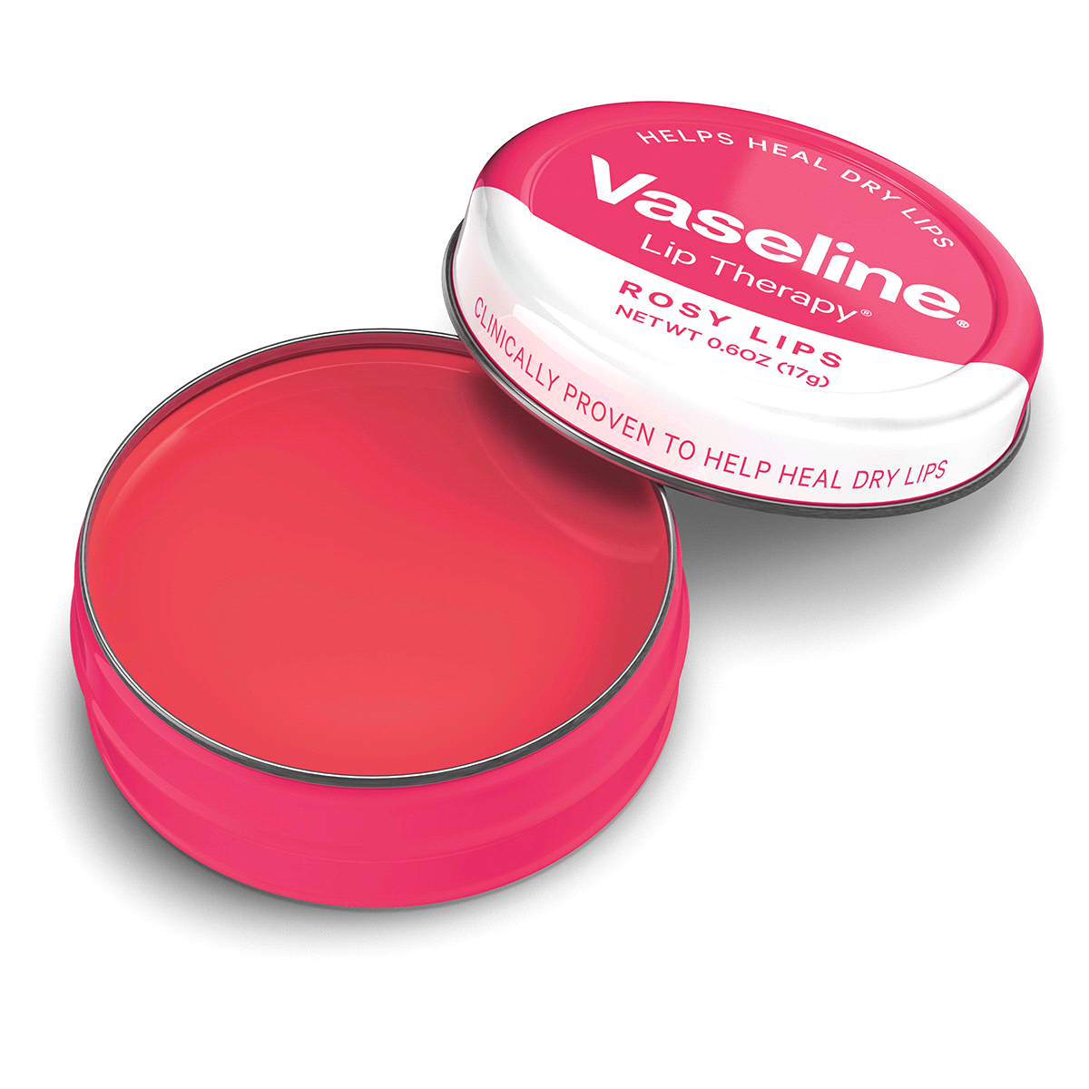 slide 2 of 5, Vaseline Lip Therapy Rosy Lips, 0.6 oz