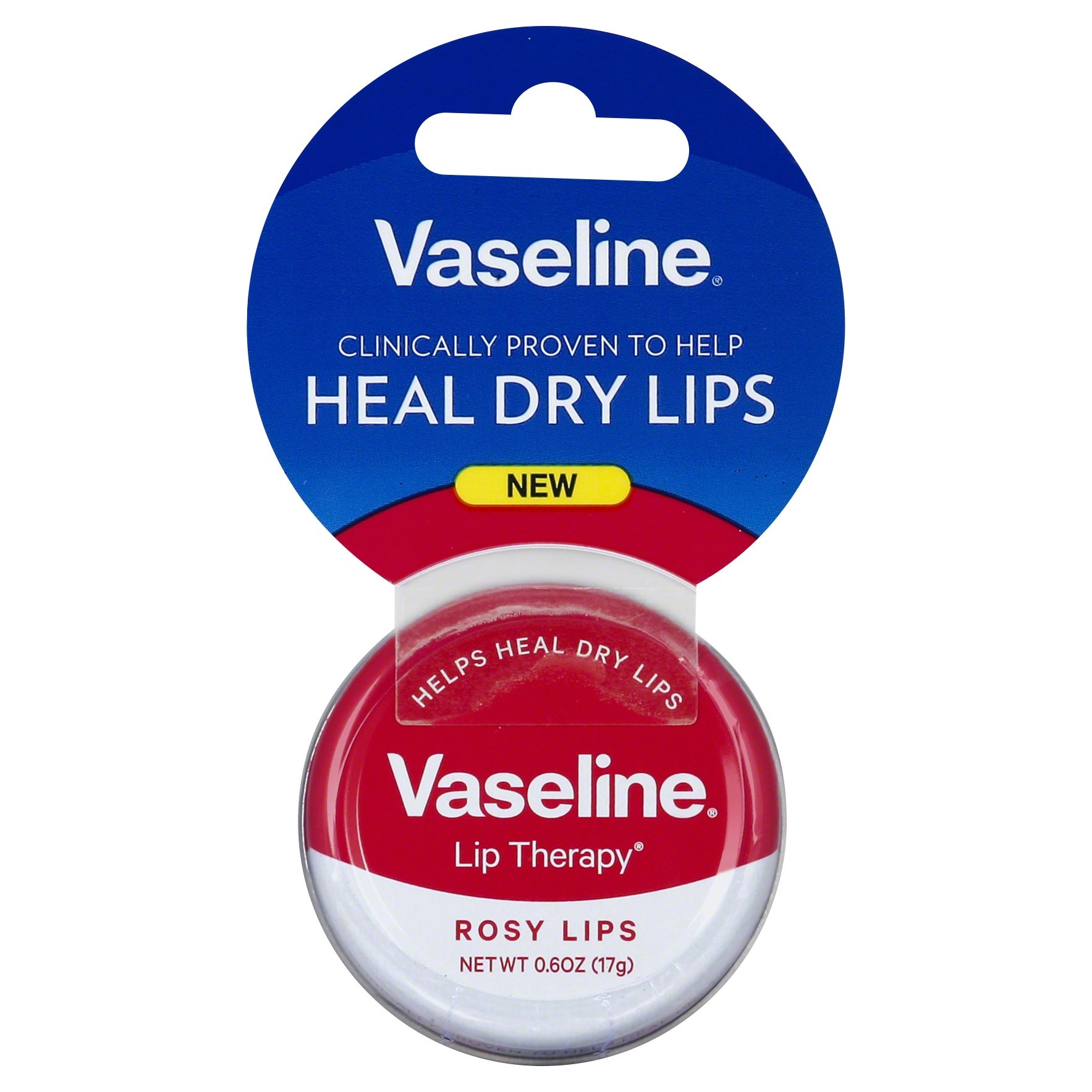 slide 1 of 5, Vaseline Lip Therapy Rosy Lips, 0.6 oz