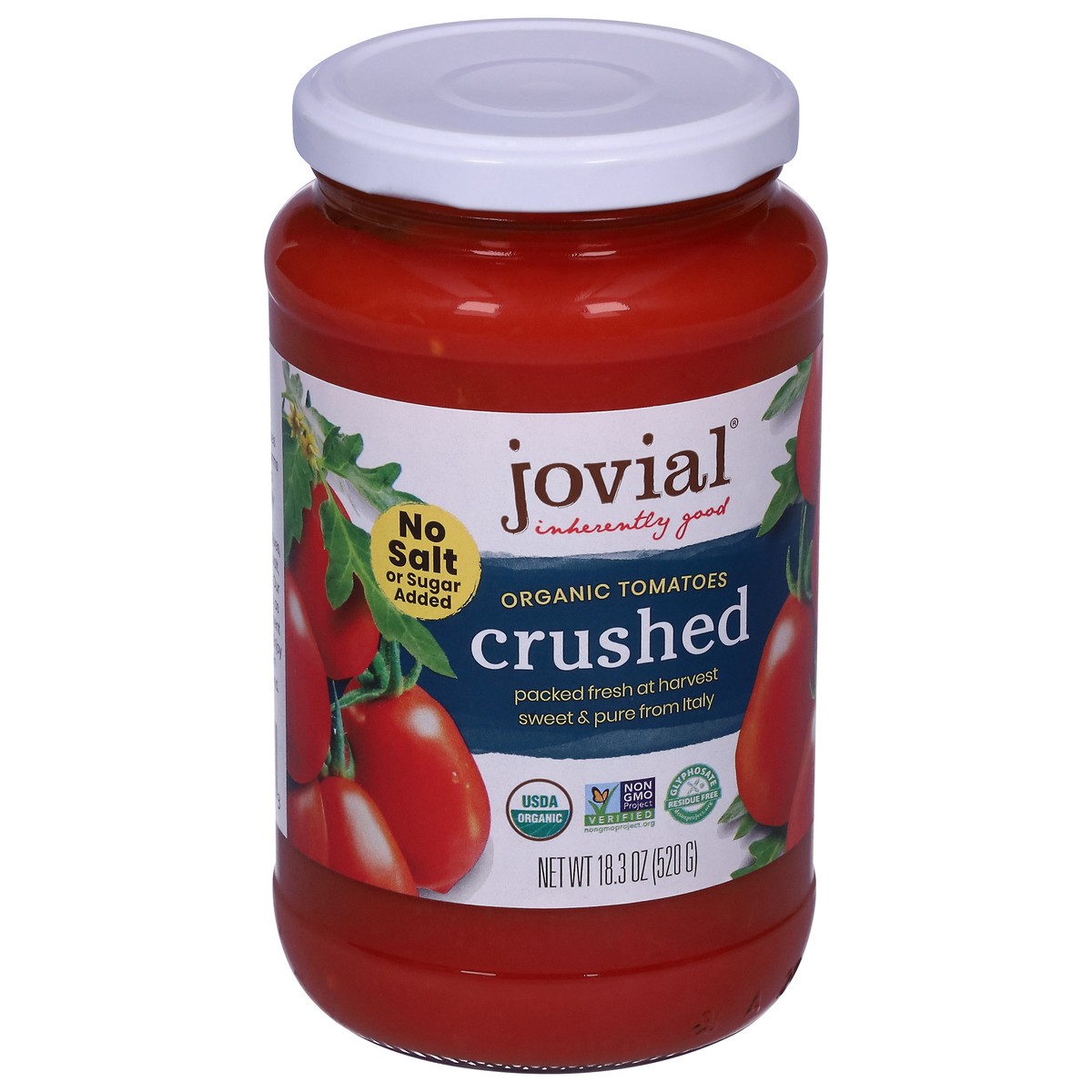 slide 6 of 9, Jovial Organic Crushed Tomatoes 18.3 oz, 18.3 oz