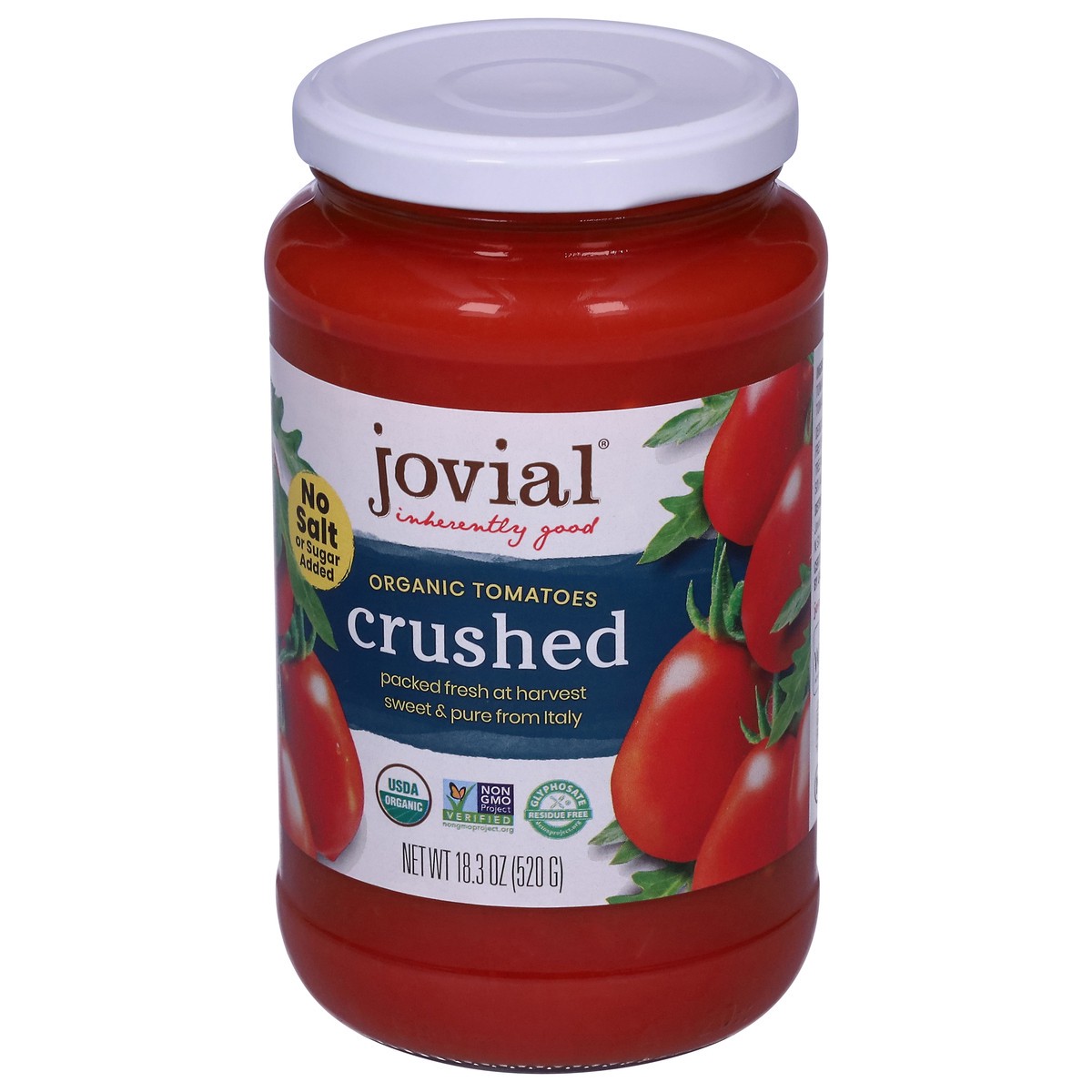 slide 9 of 9, Jovial Organic Crushed Tomatoes 18.3 oz, 18.3 oz