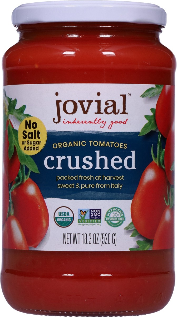 slide 8 of 9, Jovial Organic Crushed Tomatoes 18.3 oz, 18.3 oz