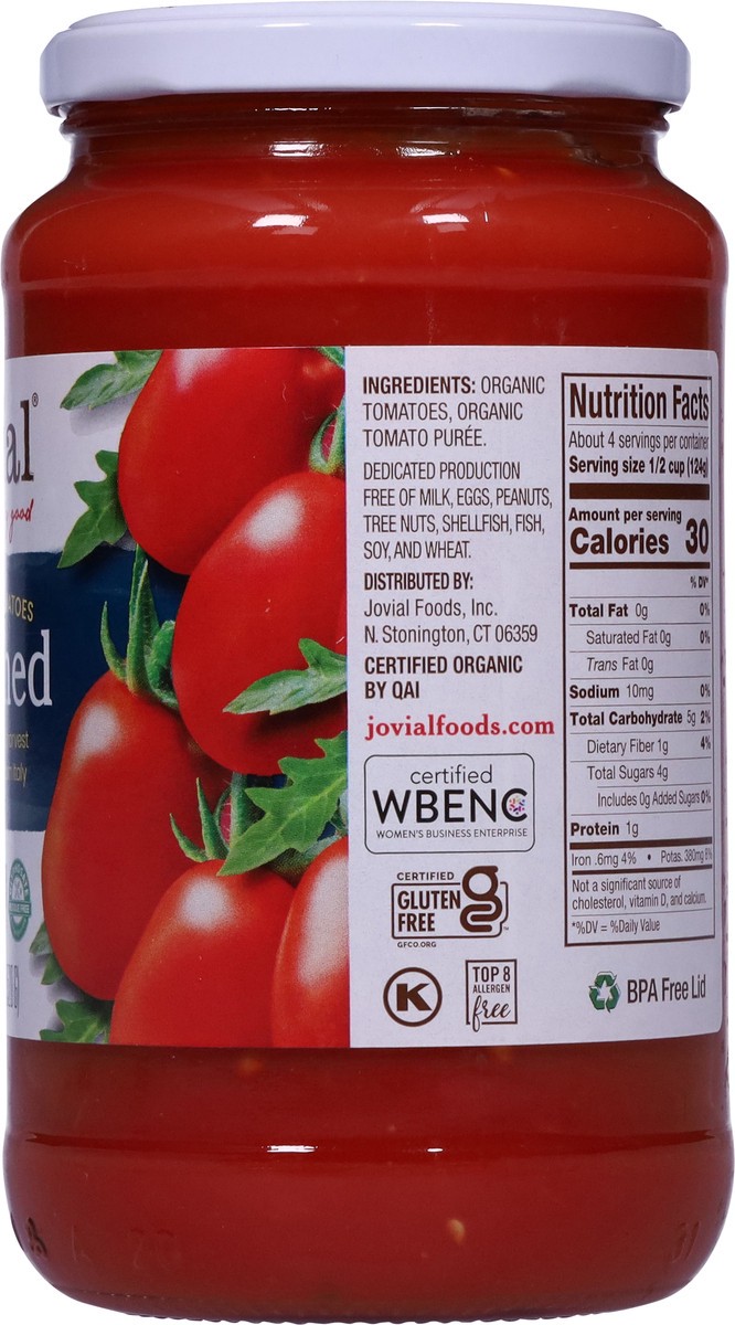 slide 3 of 9, Jovial Organic Crushed Tomatoes 18.3 oz, 18.3 oz