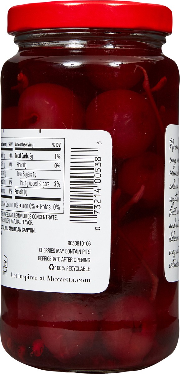 slide 5 of 7, Mezzetta Maraschino Cherries With Stems, 11 oz, 11 oz