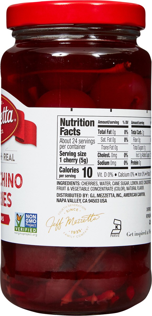 slide 2 of 7, Mezzetta Maraschino Cherries With Stems, 11 oz, 11 oz