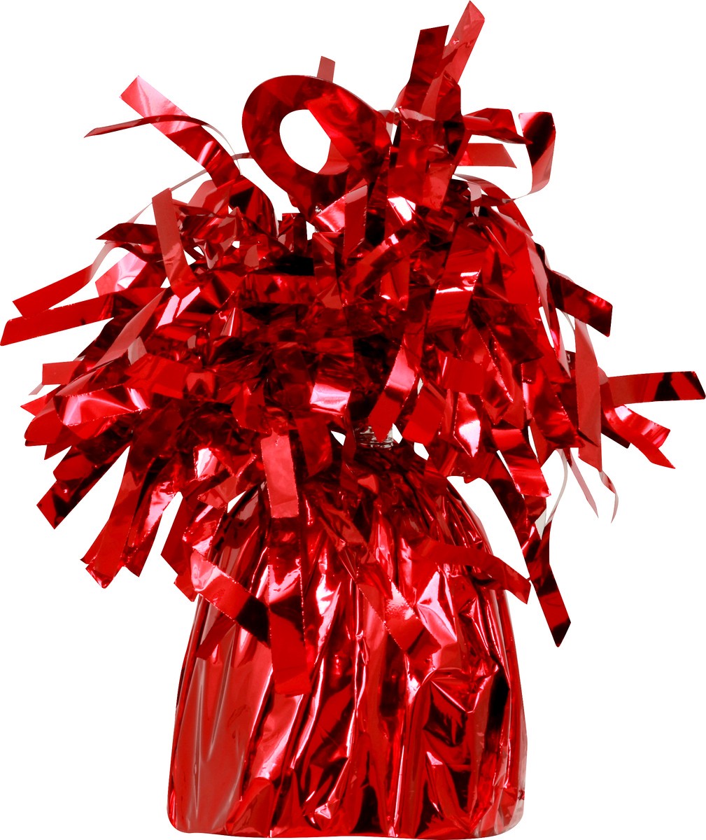 slide 7 of 7, Amscan Red Foil Weight 12Pk, 1 ct