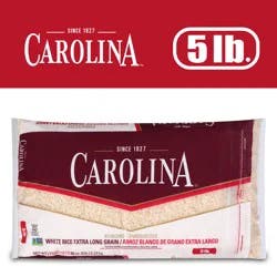 Carolina White Rice, Extra Long Grain, Enriched