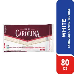 Carolina White Rice, Extra Long Grain, Enriched