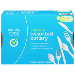 Simply Done Everyday Assorted Cutlery Big Pack 288 ea