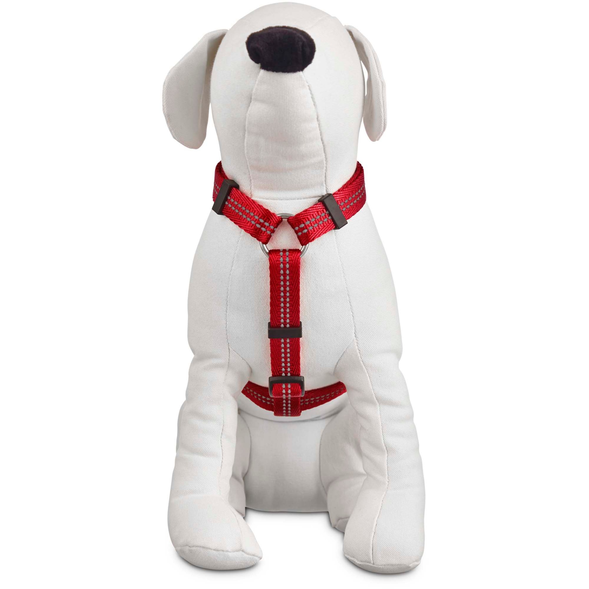 slide 1 of 1, Good2Go Reflective Adjustable Dog Harness in Red, MED