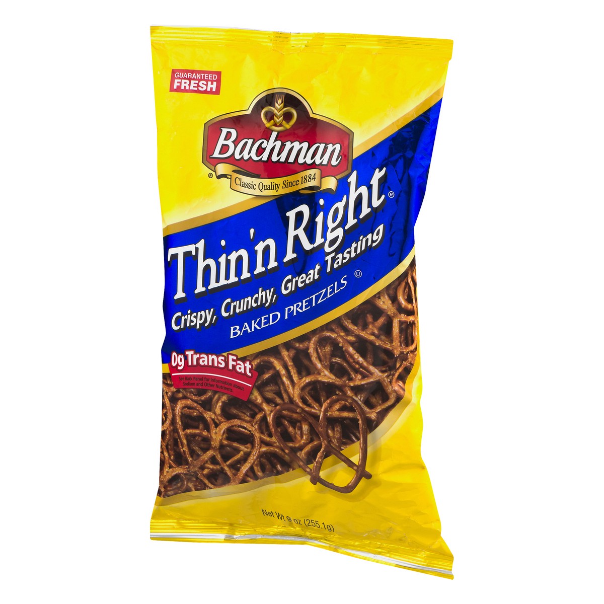 slide 6 of 10, Bachman Thin'n Right Baked Pretzels, 11 oz