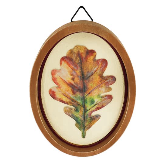 slide 1 of 4, 8.5" Oak Leaf Wall Decor By Ashland, 5.8 in x 0.7 in x 8.37 in