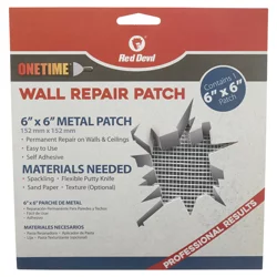 Red Devil 6" x 6" Onetime Wall Repair Patch