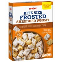 slide 3 of 29, Meijer Bite Size Frosted Shredded Wheat Cereal, 24 oz