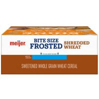 slide 15 of 29, Meijer Bite Size Frosted Shredded Wheat Cereal, 24 oz