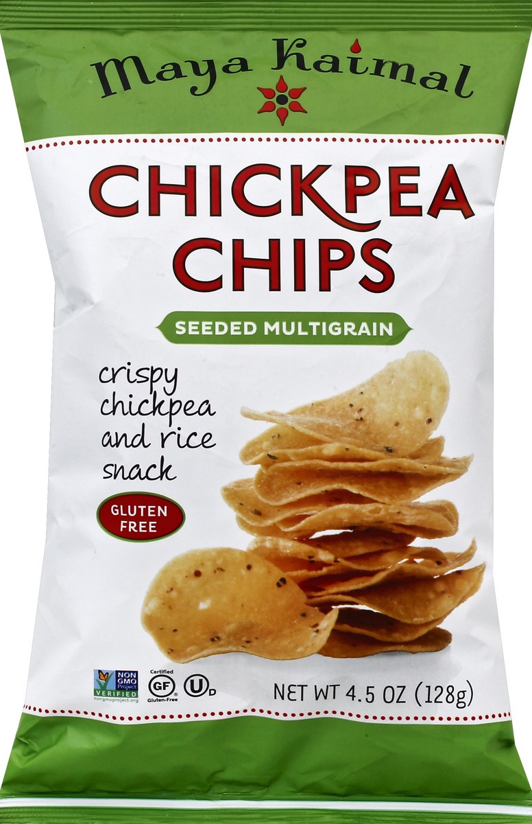 slide 3 of 5, Maya Kaimal Chickpea Chips 4.5 oz, 4.5 oz