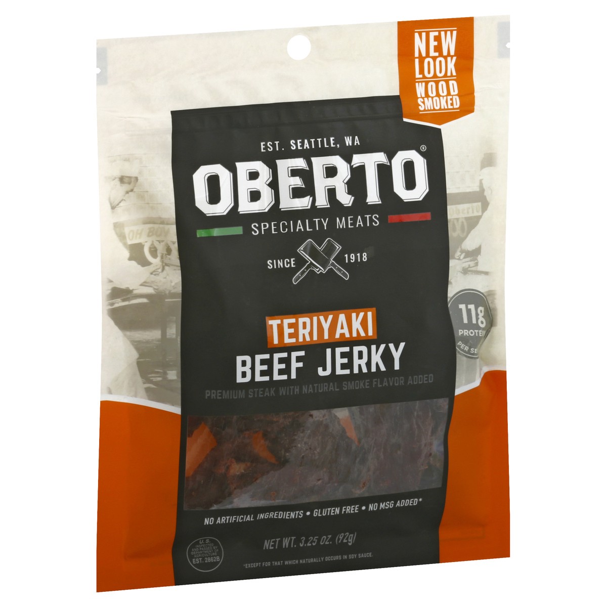 slide 2 of 9, Oberto Teriyaki Beef Jerky 3.25 oz, 3.25 oz
