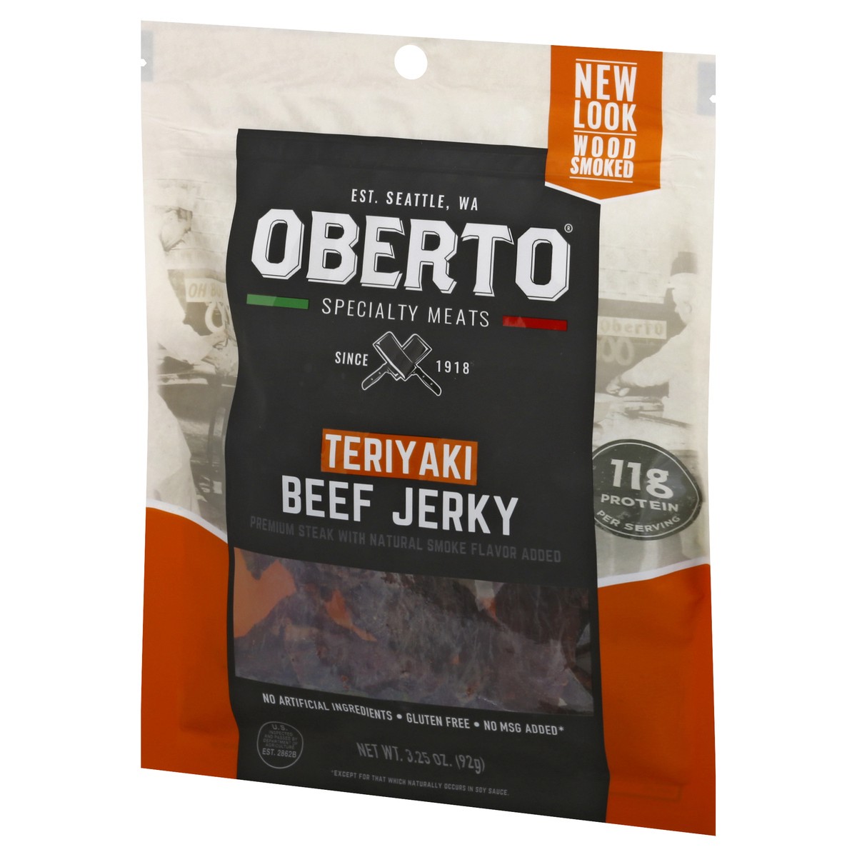 slide 3 of 9, Oberto Teriyaki Beef Jerky 3.25 oz, 3.25 oz