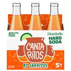 Cantaritos Mandarin Hard Soda 6 - 12 fl oz Bottles