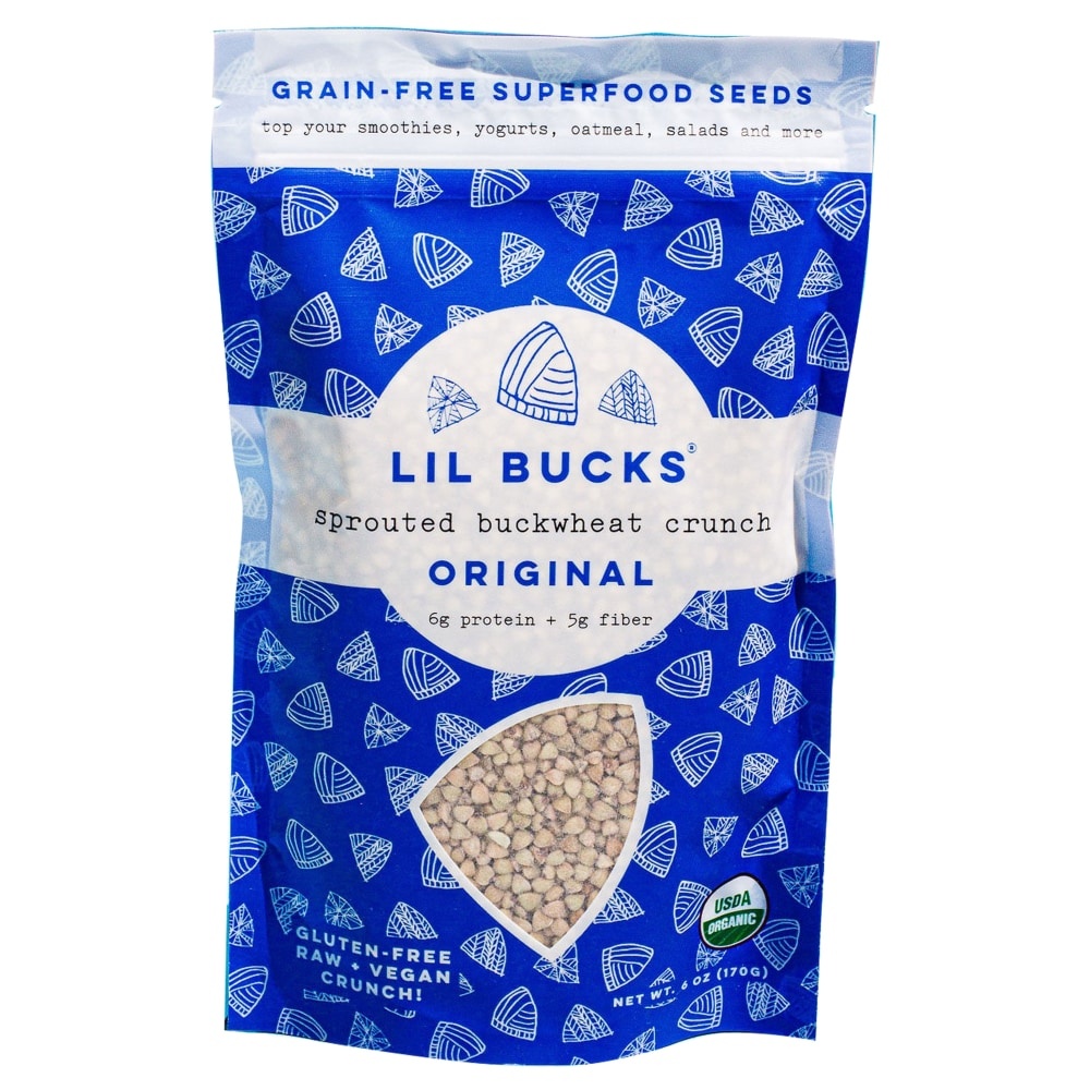 slide 1 of 1, Lil Bucks Original Sprouted Buckwheat Crunch, 6 oz